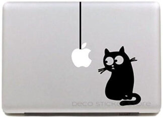 Sticker autocollant MacBook Chaton