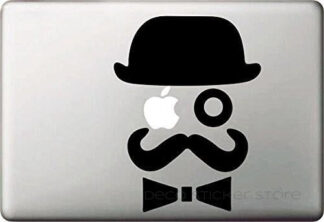 Sticker autocollant MacBook Gentleman