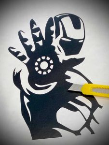 Sticker autocollant MacBook Ironman mod33 vinyl decal Deco Sticker Store