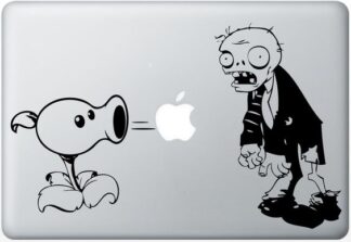 Sticker  autocollant MacBook zombie vinyl decal
