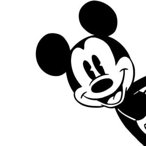 Sticker autocollant Mickey joyeux Deco Sticker Store