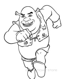 Sticker autocollant Shrek Deco Sticker Store