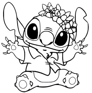 Sticker autocollant Stitch aloha Deco Sticker Store