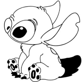 Sticker autocollant Stitch sage