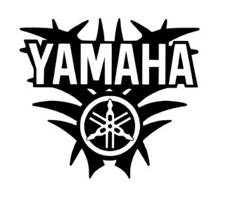 Sticker autocollant Yamaha fun