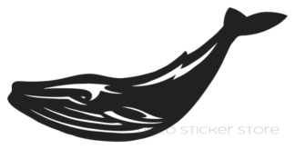 Sticker autocollant baleine