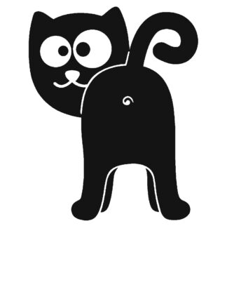 Sticker autocollant chat japonais