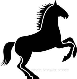 Sticker autocollant cheval