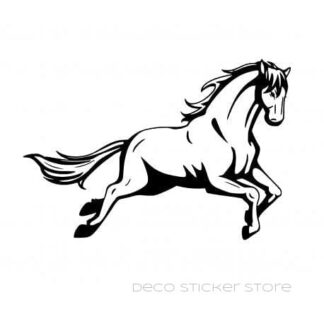 Sticker autocollant cheval taille et couleur au choix