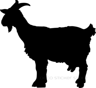 Sticker autocollant chèvre