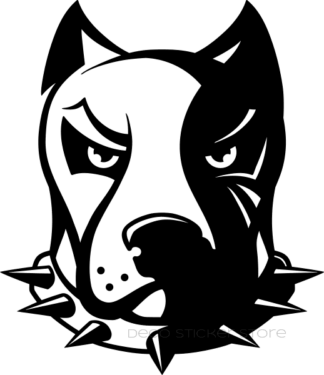 Sticker autocollant chien dogue