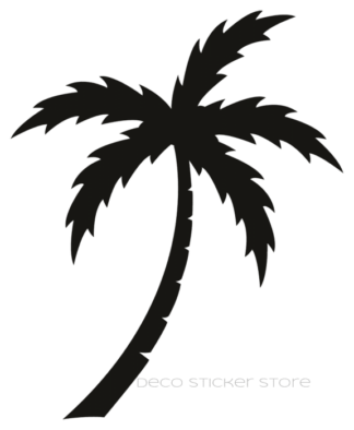Sticker autocollant cocotier