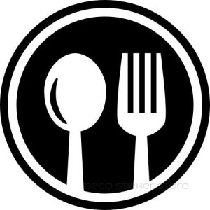 Sticker autocollant  décoratif cuisine et restaurant