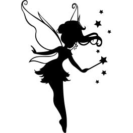 Sticker autocollant fée à personnaliser