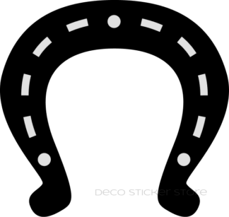 Sticker autocollant fer à cheval