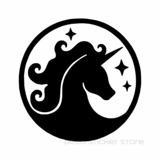 Sticker autocollant licorne 3