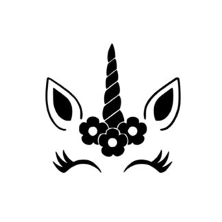 Sticker autocollant licorne 5