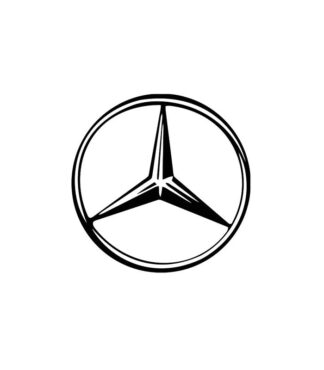 Sticker autocollant logo Mercedes