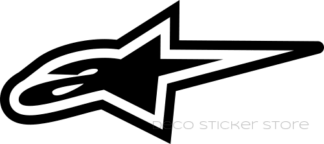 Sticker autocollant moto Alpinestars logo