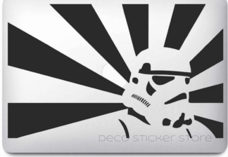 Sticker autocollant star wars stormtrooper MACBOOK