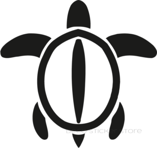 Sticker autocollant tortue simple