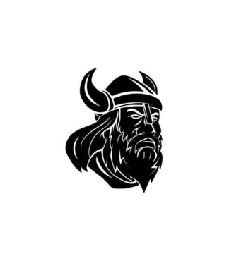 Sticker autocollant viking