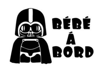 Stickers Bébé à Bord Dark guerre des étoiles
