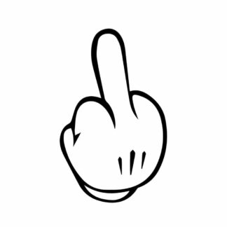 Stickers moto signe sympatique
