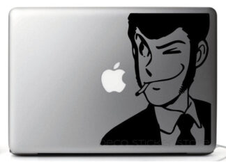 Stickers autocollant LUPIN III  macbook