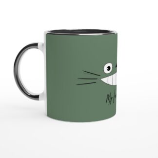 Mug en céramique blanche 325 ml (11 oz) avec intérieur coloré