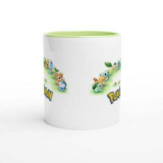 Pokémon Mug en céramique blanche 325 ml (11 oz) avec intérieur coloré