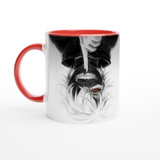 Mug en céramique blanche 325 ml (11 oz) avec intérieur coloré
