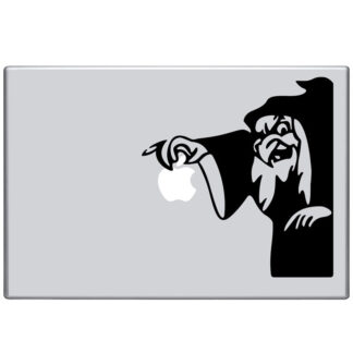 autocollant  Sticker MacBook sorciere blanche neige