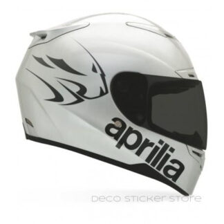 casque moto Lot de 4 stickers autocollants Aprilia couleur au choix