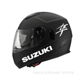 casque moto Lot de 4 stickers autocollants Suzuki Hayabusa