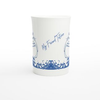 Mug en porcelaine blanche de 295 ml (10 oz) Totoro
