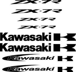 kit Stickers autocollant moto Kawasaki ZX 7R