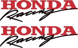 moto Kit 2 stickers HONDA RACING différentes couleurs