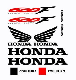 moto Kit Stickers Honda CBR 600F Ultima Light année 2000