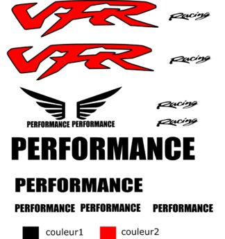 Stickers Autocollants pour votre moto Honda VFR Racing