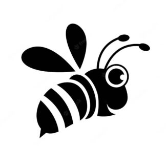 Sticker autocollant abeille mignonne