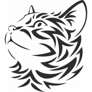 Sticker Autocollant Sticker Tribal Chat