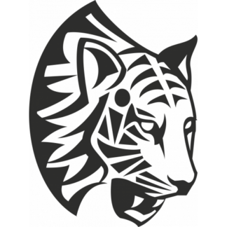 Sticker Autocollant Sticker Tribal Tigre