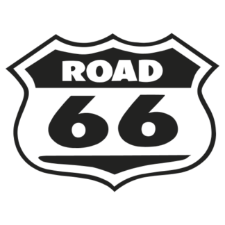Sticker Autocollant route 66