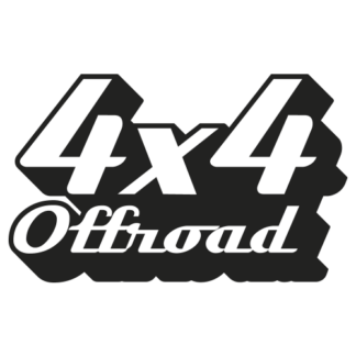 Sticker Autocollant 4x4 offroad