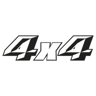 Sticker Autocollant 4x4
