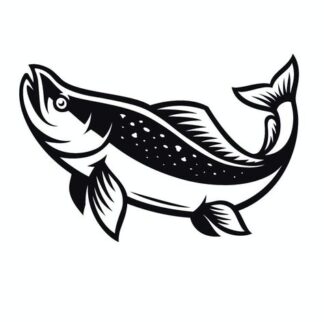 Sticker Autocollant Poisson saumon pêche Q87294