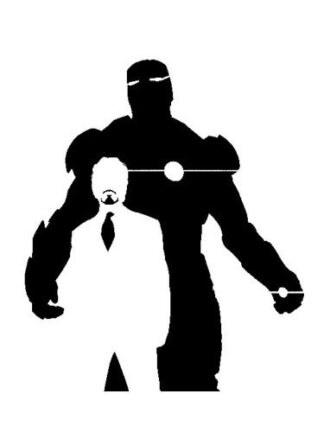 Sticker Autocollant Iron Man héro T87311