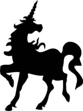 Sticker Autocollant Licorne cheval V87289