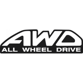Sticker Autocollant  4x4 AWD All Wheel Drive